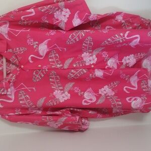 MANS FUN SHIRT SIZE 4XL LABELS SAYS DESIGN IN ITALY